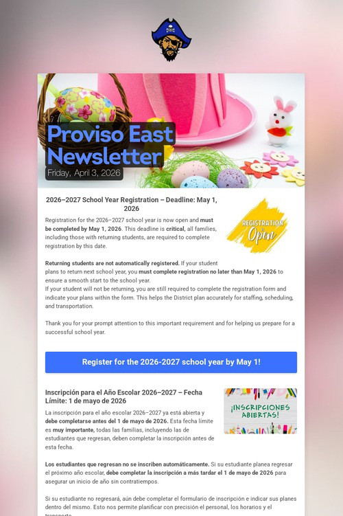 Proviso East Newsletter