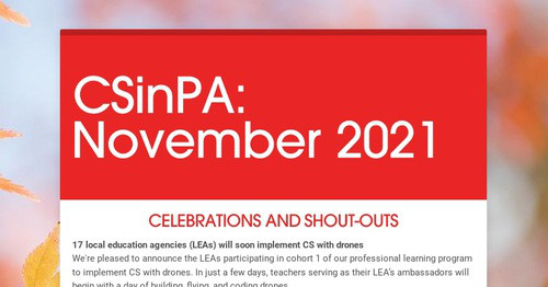 CSinPA: November 2021