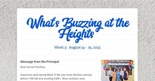 What's Buzzing at the Heights