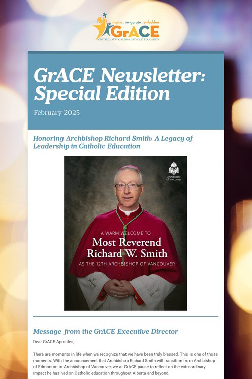 GrACE Newsletter: Special Edition