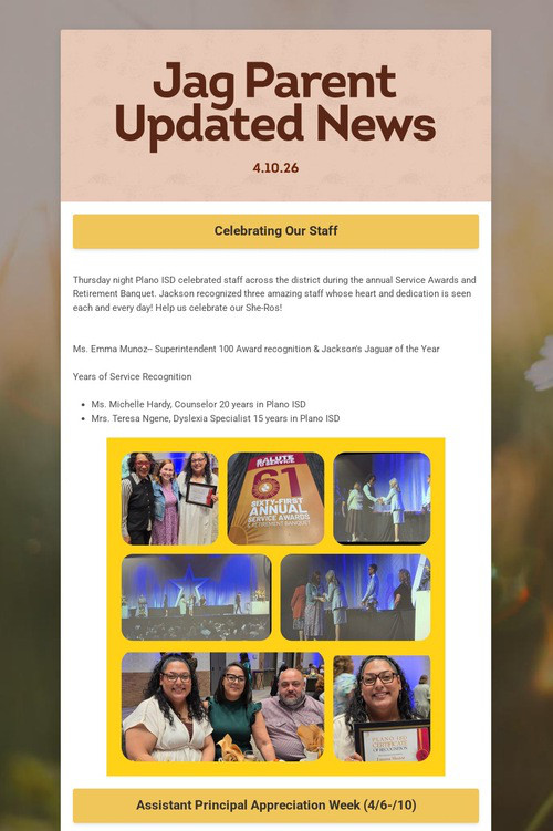 Jag Parent Updated News