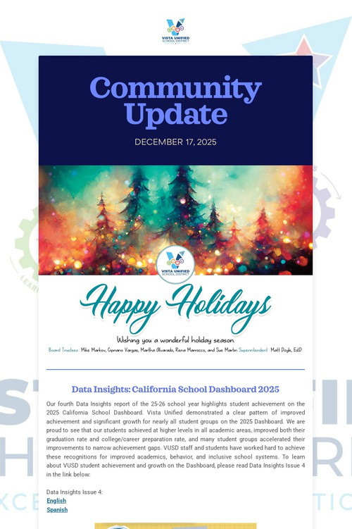 Community Update