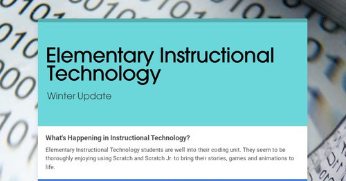 Elementary Instructional Technology