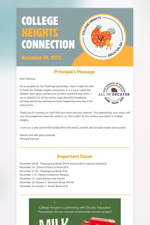 College Heights Connection
