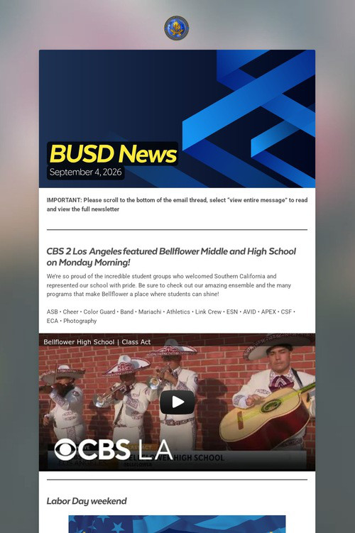BUSD News
