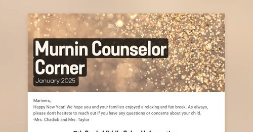 Murnin Counselor Corner