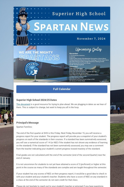 SHS Family News