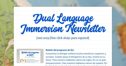Dual Language Immersion Newsletter
