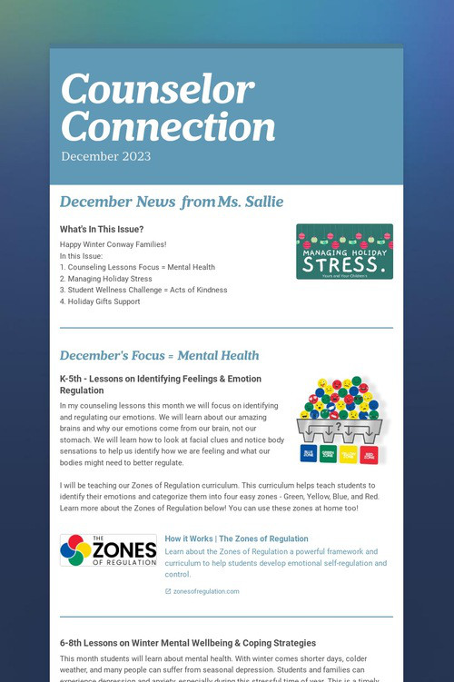 Counselor Connection