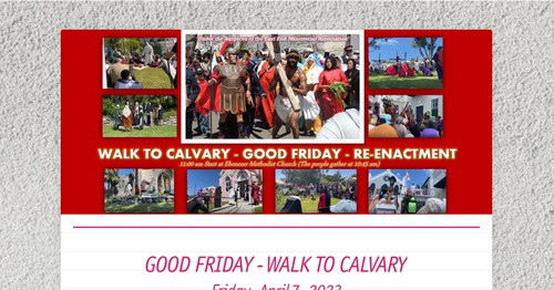 GOOD FRIDAY - WALK TO CALVARY