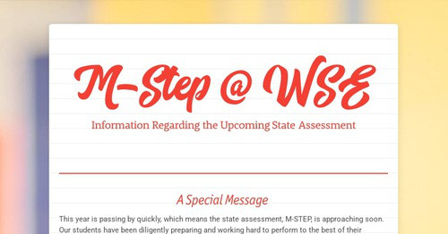 M-Step @ WSE