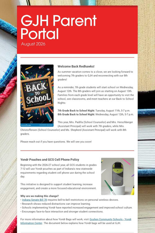 GJH Parent Portal