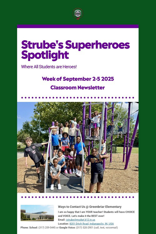 Strube's Superheroes Spotlight