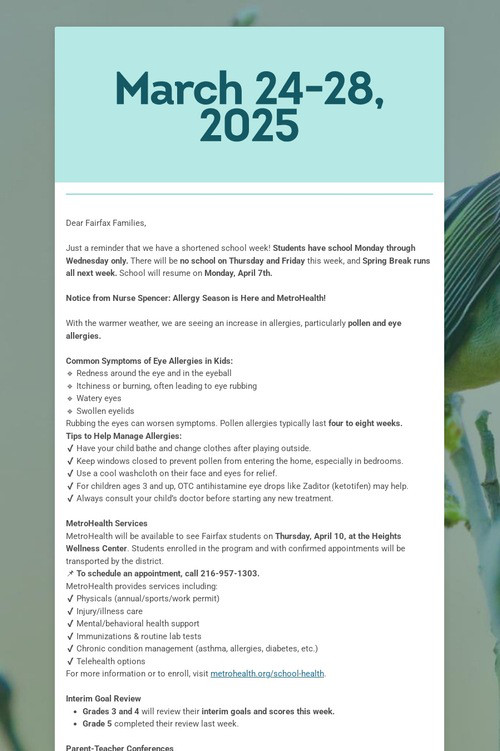 March 24-28, 2025