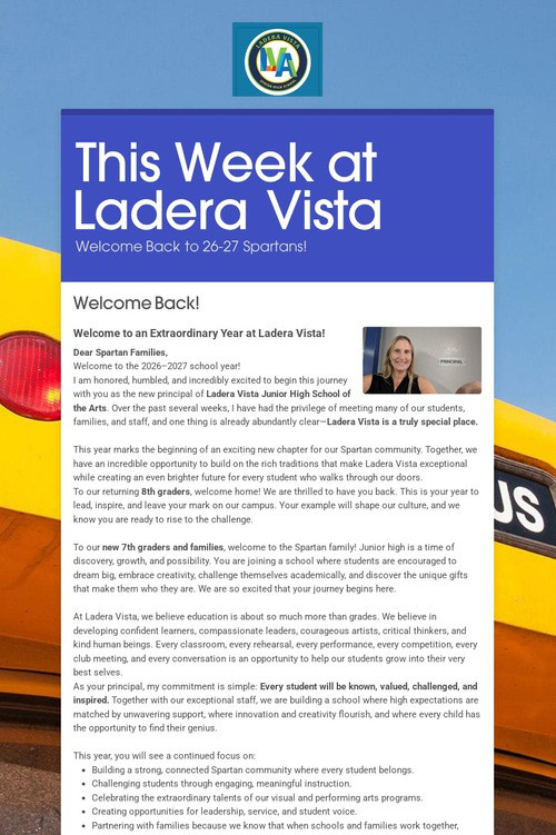 This Week at Ladera Vista