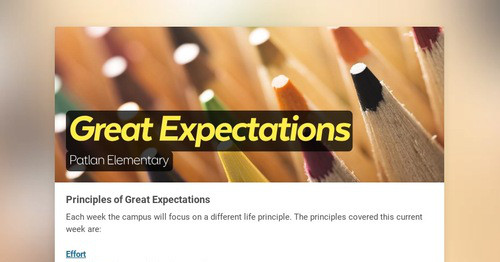 Great Expectations