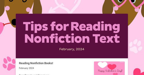 Tips for Reading Nonfiction Text