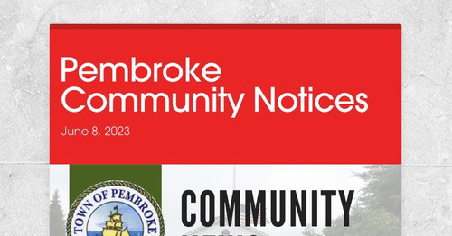 Pembroke Community Notices