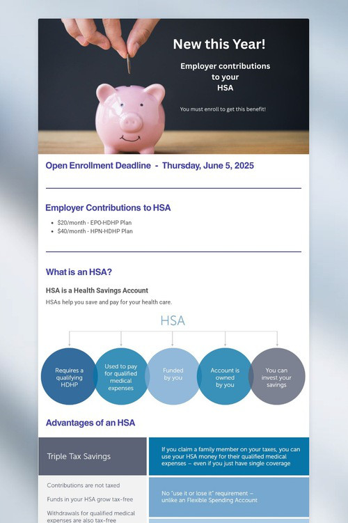 Get Your Employer HSA Dollars