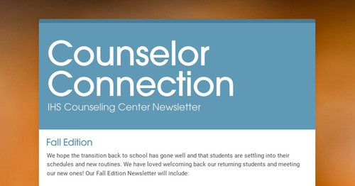 Counselor Connection