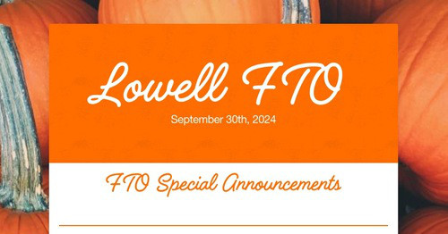 Lowell FTO