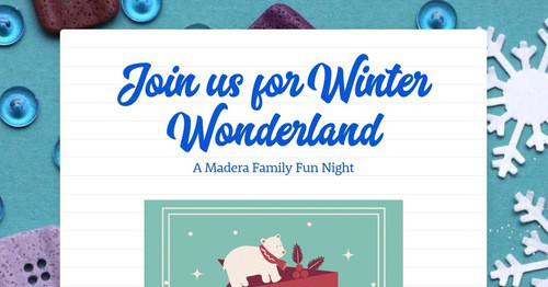 Join us for Winter Wonderland