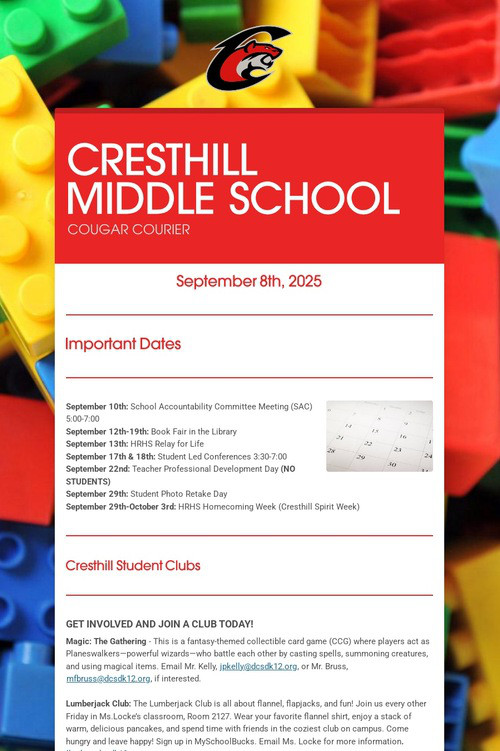 CRESTHILL MIDDLE SCHOOL