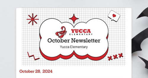 Yucca Newsletter October