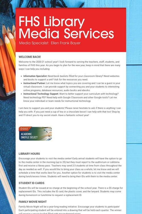 FHS Library Media Services