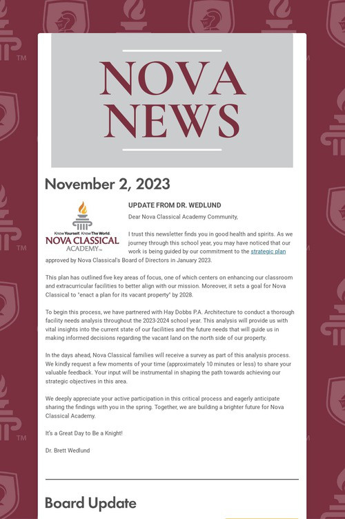 NOVA NEWS - November 2023