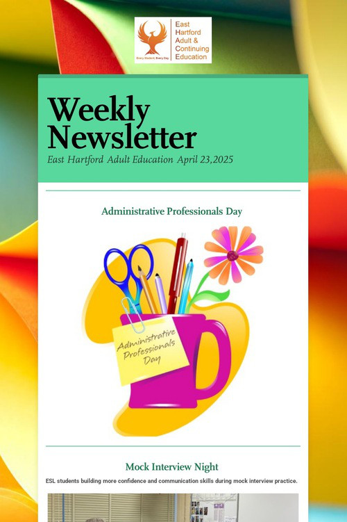 Weekly Newsletter