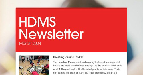 HDMS Newsletter