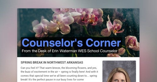 Counselor's Corner