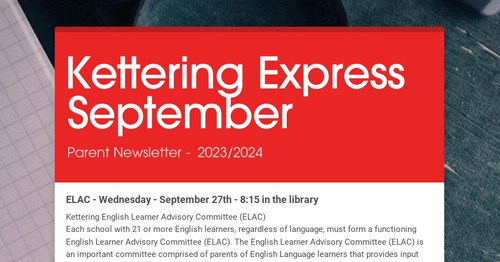 Kettering Express September