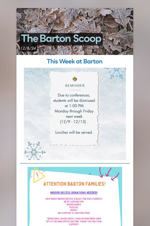 The Barton Scoop