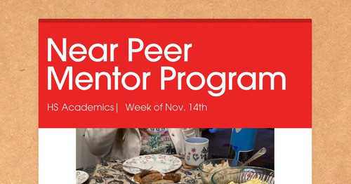 Near Peer Mentor Program