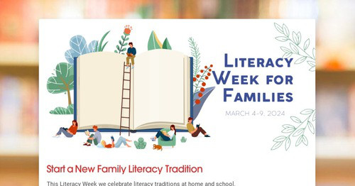 Literacy Week for Families 2024