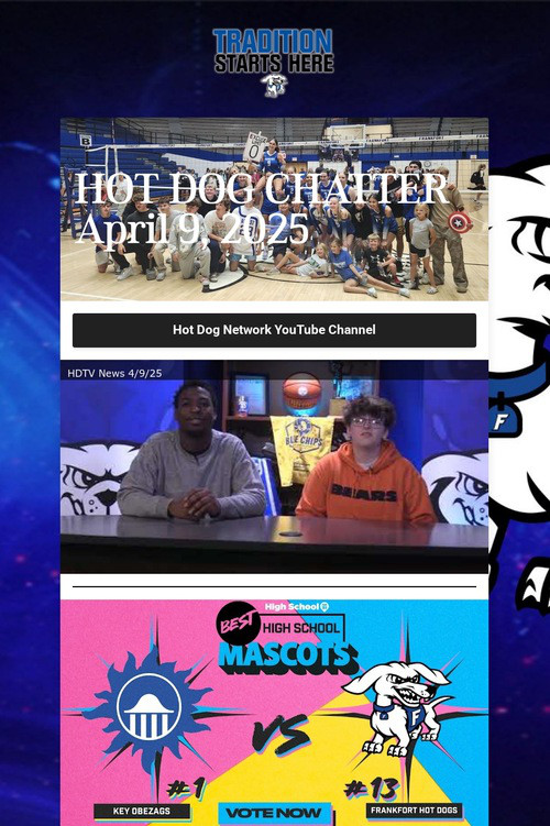 HOT DOG CHATTER April 9, 2025