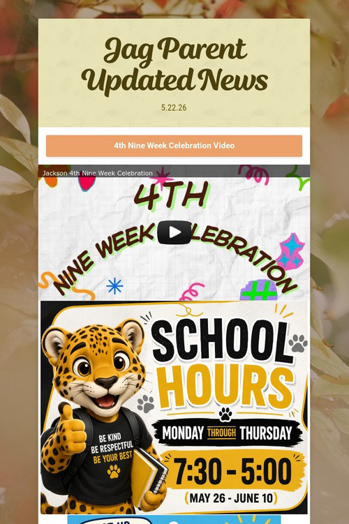 Jag Parent Updated News