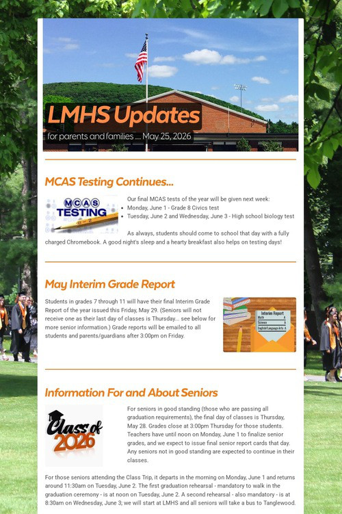 LMHS Updates