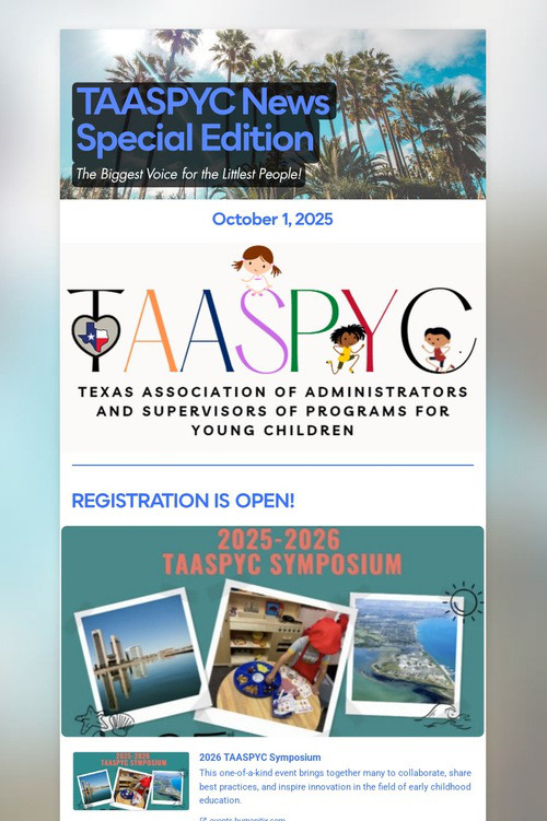 TAASPYC News Special Edition