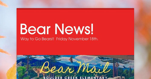 Bear News!