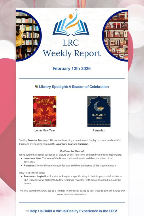 LRC Weekly Update