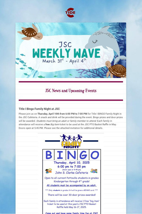 JSC Weekly Wave