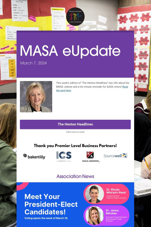 MASA eUpdate