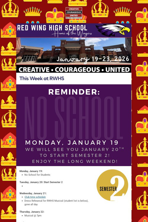 RWHS Student Newsletter