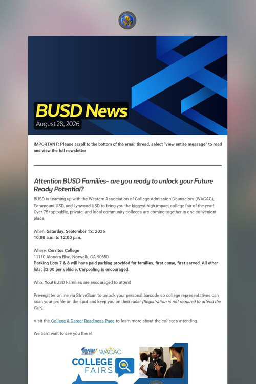 BUSD News