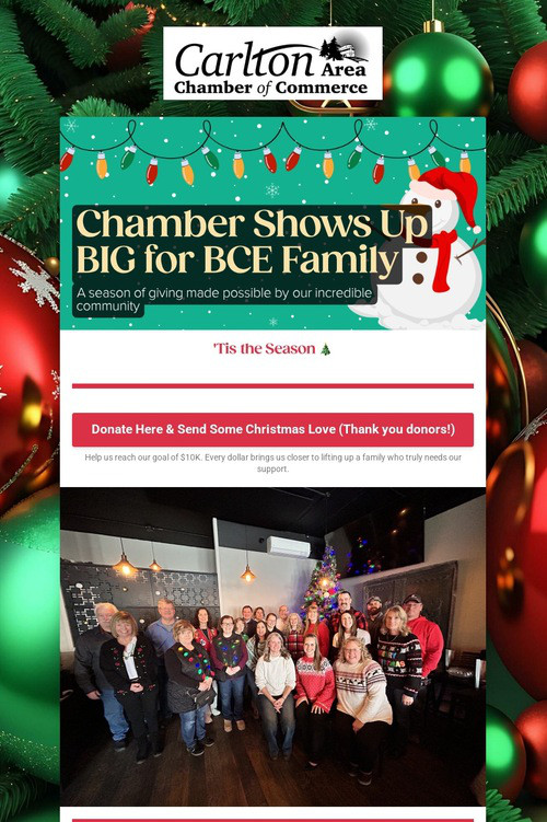 Chamber Shows Up BIG for BCE Family