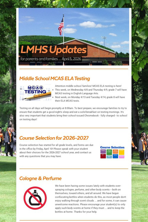 LMHS Updates