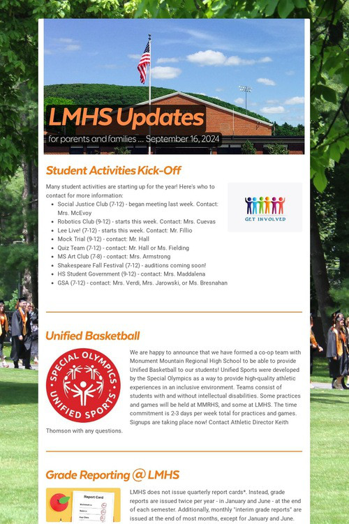 LMHS Updates